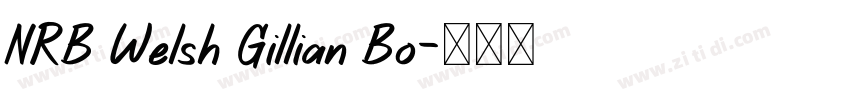 NRB Welsh Gillian Bo字体转换